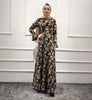 Abaya Dubai Turkey Floral Muslim Long Dress 2019