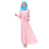 Muslim women Long sleeve hijab lace Dress maxi abaya