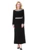 Muslim Women Long Sleeve Dubai Dress Maxi Abaya