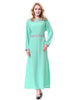 Muslim Women Long Sleeve Dubai Dress Maxi Abaya