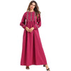 2019 Women Embroidery Long Dress Plus Size Spring